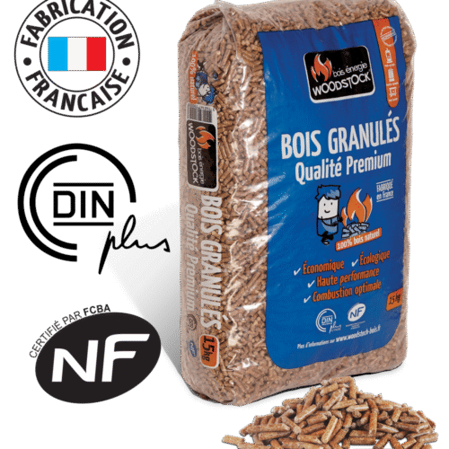 pellets Woodstock en sac de 15kg